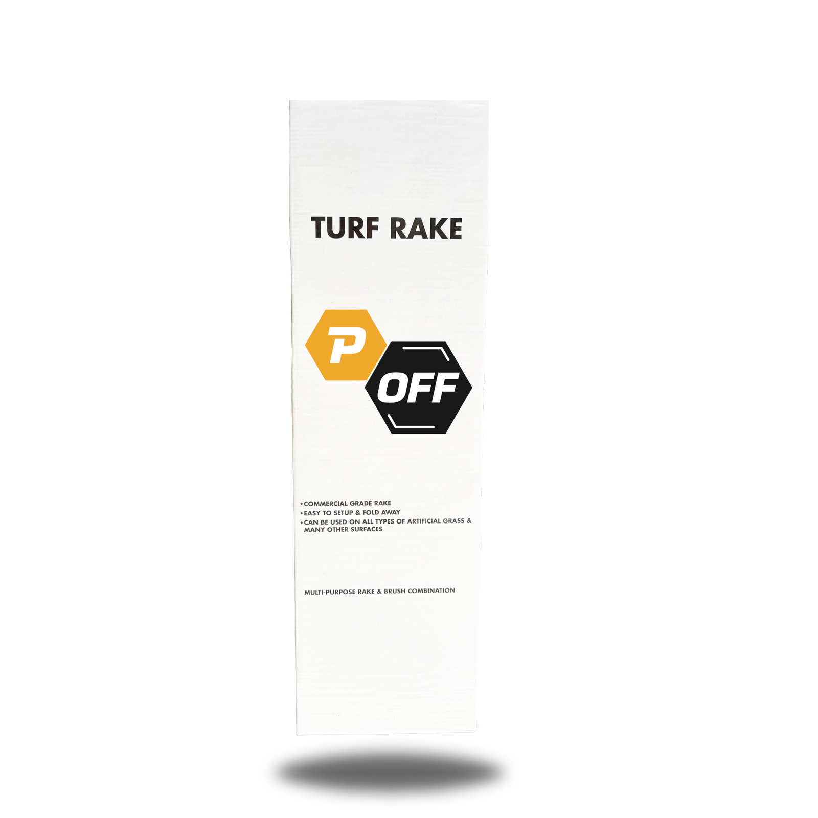 P-Off Turf Rake packaging product image on white background