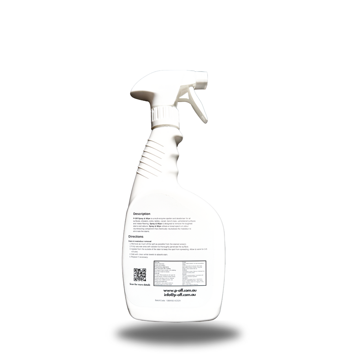 Ready To Use (formerly Dirty Dog) P-Off Enzyme Spray Cleaner for carpet and many more surfaces.