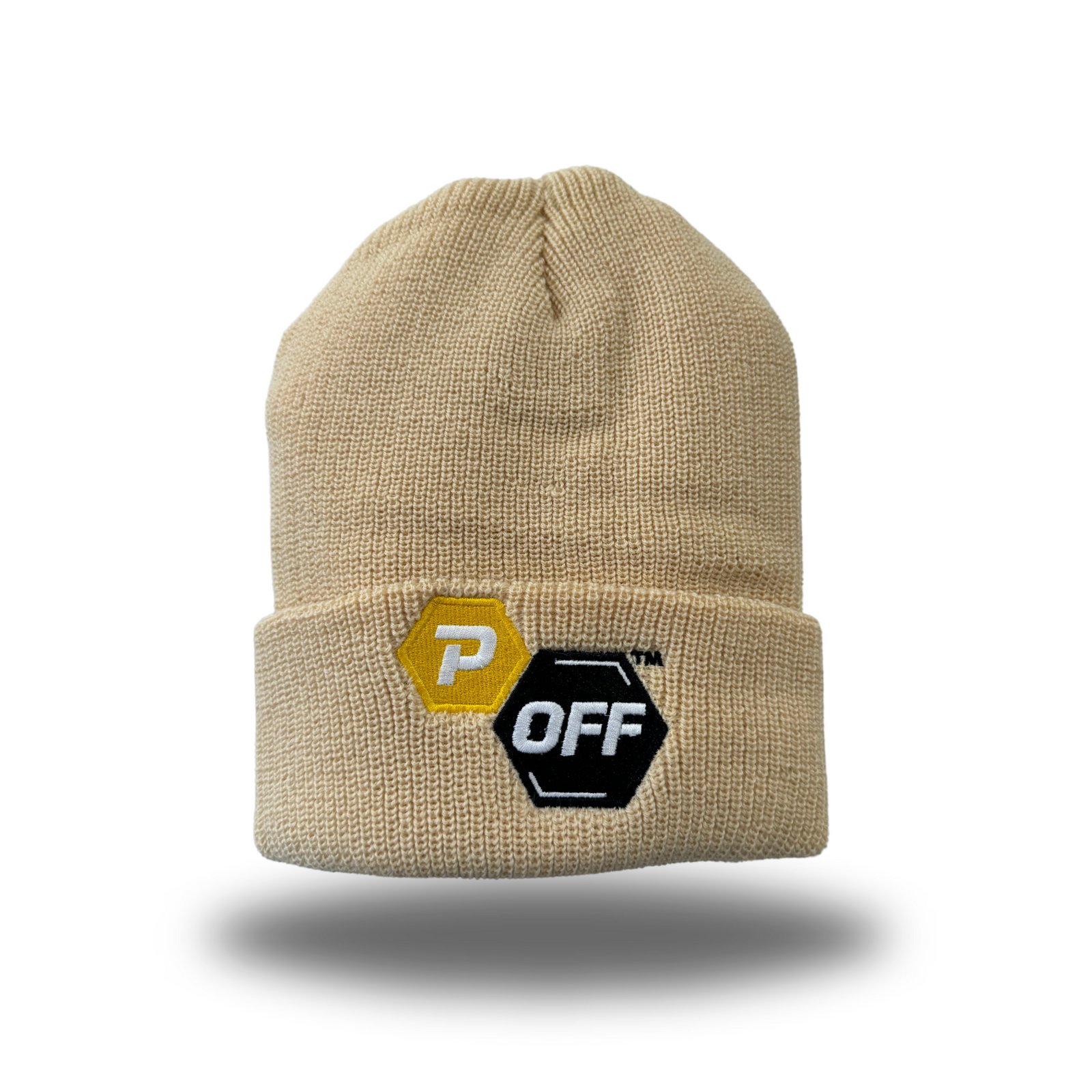 P-Off Beige Beanie