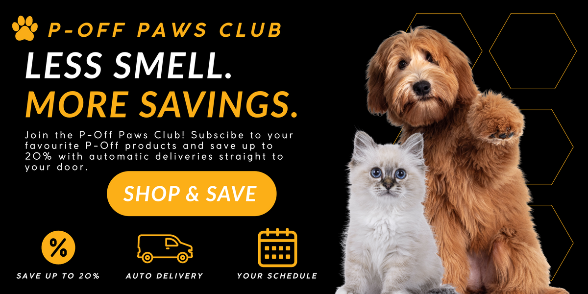P-Off Paws Club - Less Smell, More Savings