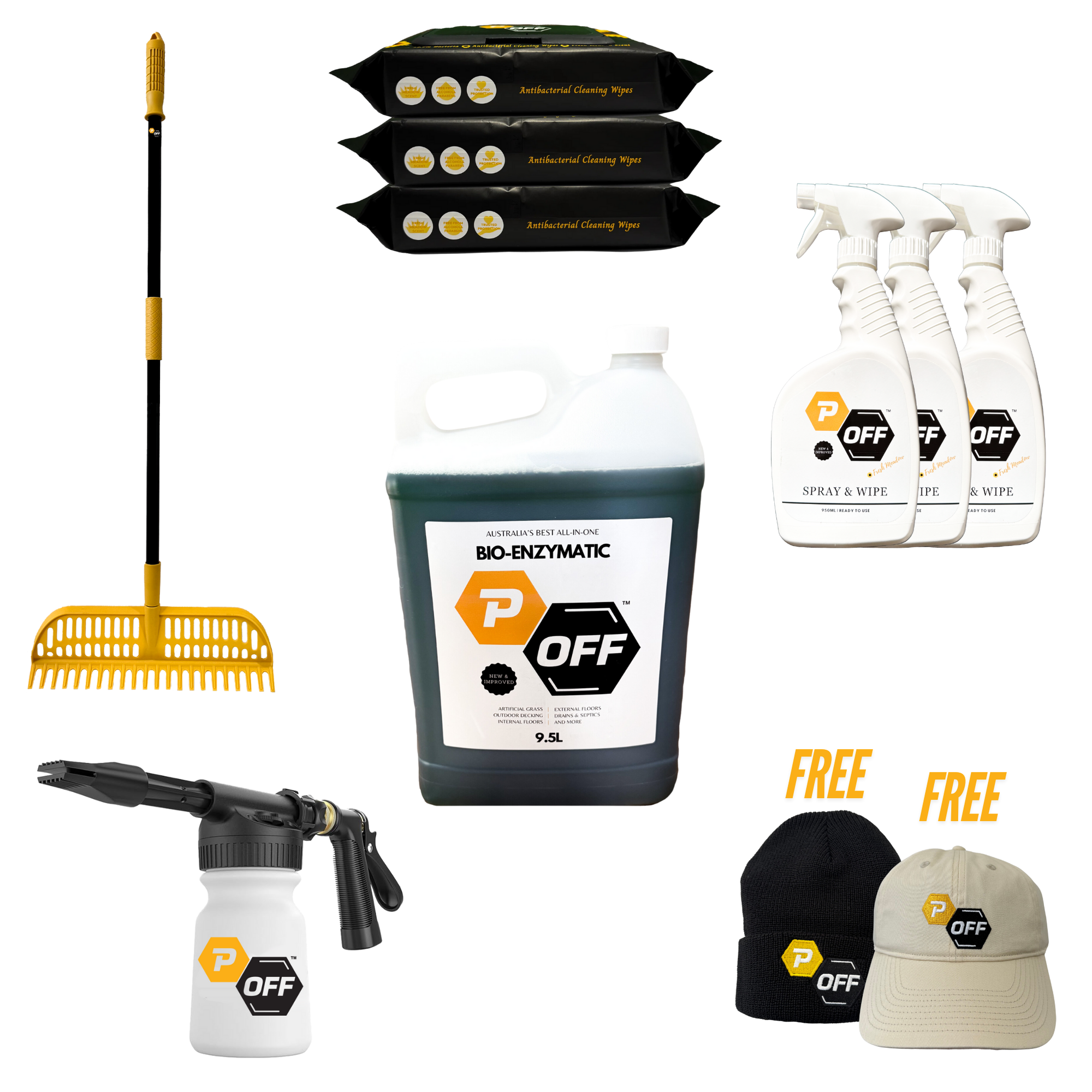 Ultimate pack P-Off urine remover enzyme cleaner package